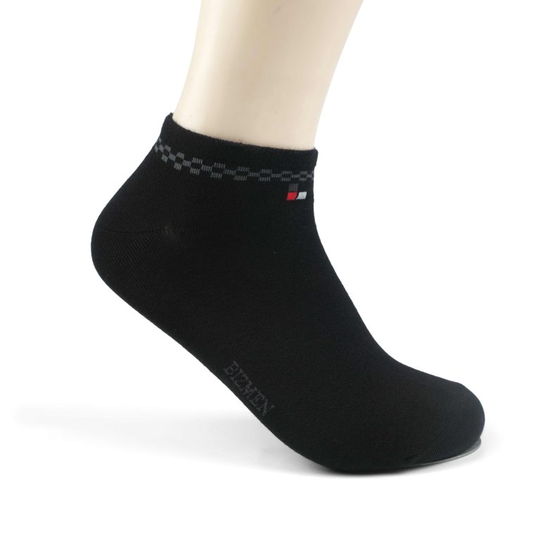 Tất, Vớ Nam Cổ Trung Sợi Compact Cotton Cao Cấp Kháng Khuẩn-Khử Mùi Bizmen - BSC.027 - Đen
